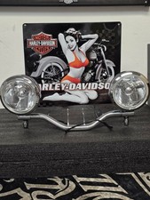 HARLEY DAVIDSON 88-UP FXSTS SOFTAIL SPRINGER CHROME PASSING FOG LAMPS 68248-98