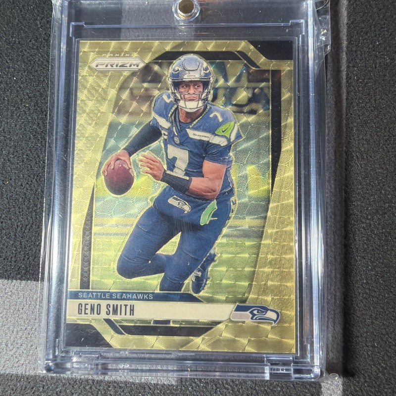 2024 Panini Prizm SSP Geno Smith Gold Vinyl #3/5 Seattle Seahawks Extremely Rare