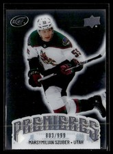 2024-25 Upper Deck Ice Rookie Premieres Silver Maksymilian Szuber Rookie 803/999