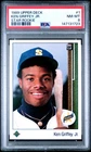 1989 UPPER DECK STAR ROOKIE #1 KEN GRIFFEY JR. ROOKIE RC PSA 8