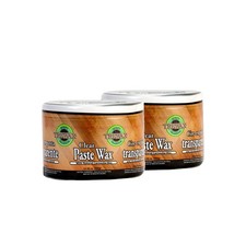 Paste Wax with Carnauba Wax, Clear, 12.35-Ounce, Pack of 2, Ideal on Hardwood...