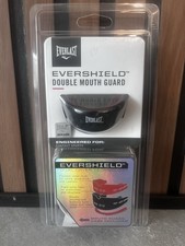New  Everlast Evershield Double Mouthguard Black Boxing & MMA Model: 1400007