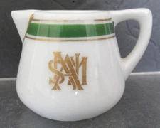 NASM Holland America Line Ocean Liner Steamship 1914 Restaurant China Creamer