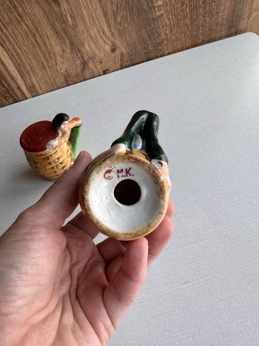 M.K. Japan betrunken Hillbilly Fass Salz & Pfefferstreuer Vintage - Bild 6 von 7