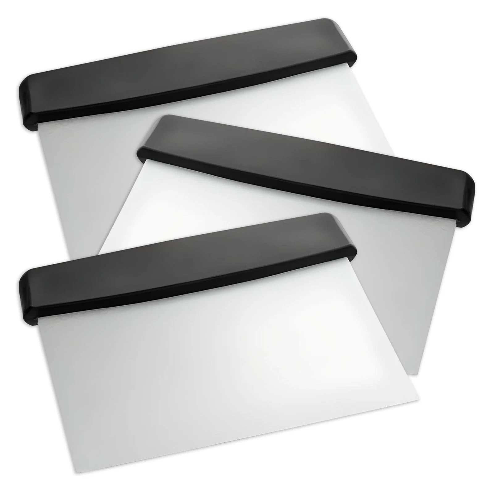 3-Pack 6" Stainless Steel Dough Cutter and Bench Scraper | Black Handle | Cut...
Opens in a new wind