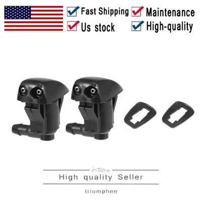 #ad 2X Windscreen Washer Nozzle Fit Toyota Landcruiser 80 Series 1990 97 85381 30020 $19.99