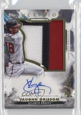 2023 Topps Inception /99 Vaughn Grissom #IAJP-VGR Jumbo Patch Auto 1h0p