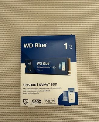 1TB WD Blue SN5000 NVMe Internal Solid State Drive SSD - Pcie Gen 4.0 M.2 2280