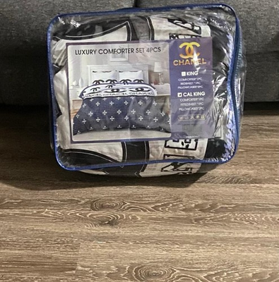 #ad 4 PSC Chanel Comforterd Blanket Kind Size $140.00