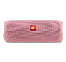 JBL Flip 5 Pink Portable Bluetooth Speaker (O...
