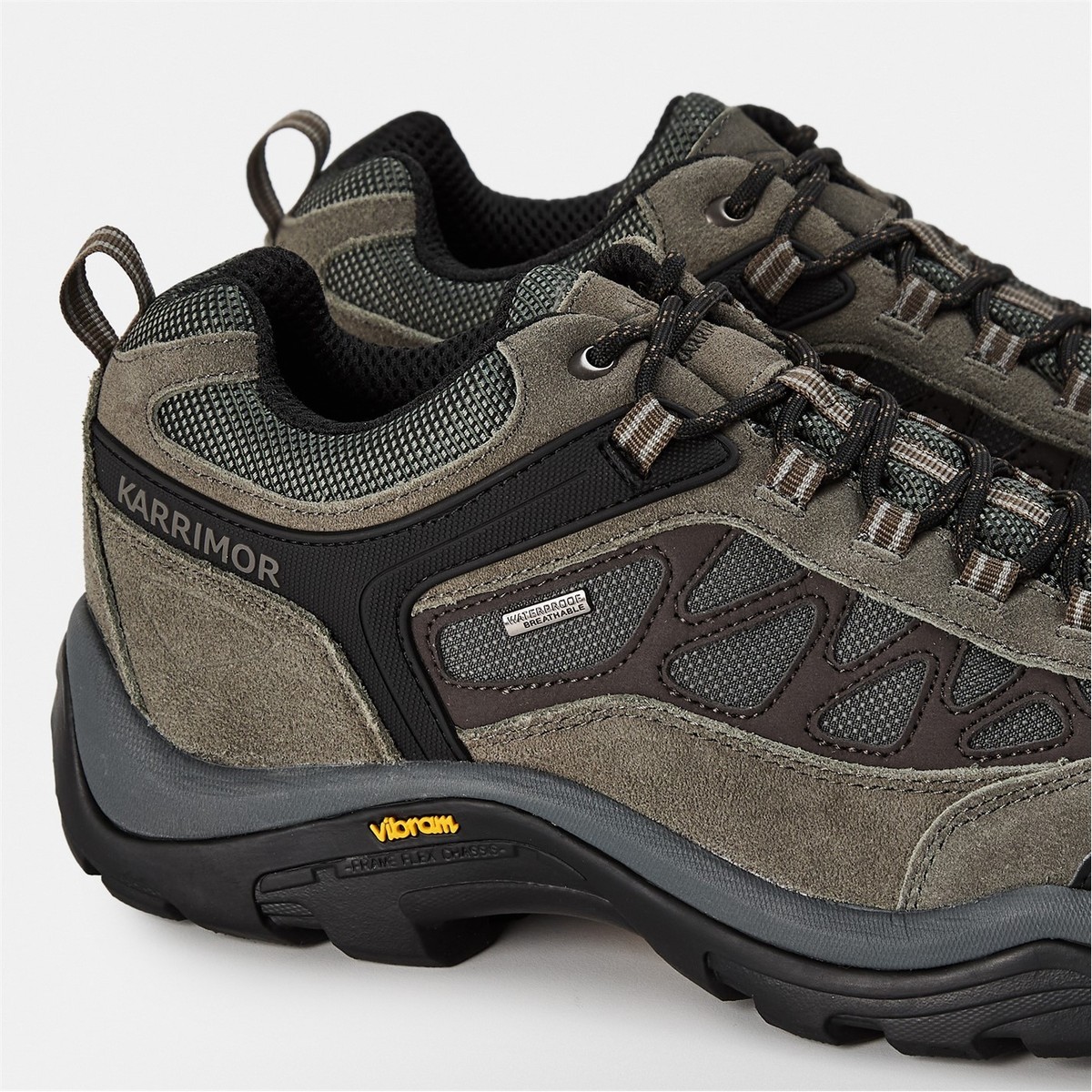 Karrimor Mens Aspen Low Walking Shoes Waterproof Lace Up  display picture 3