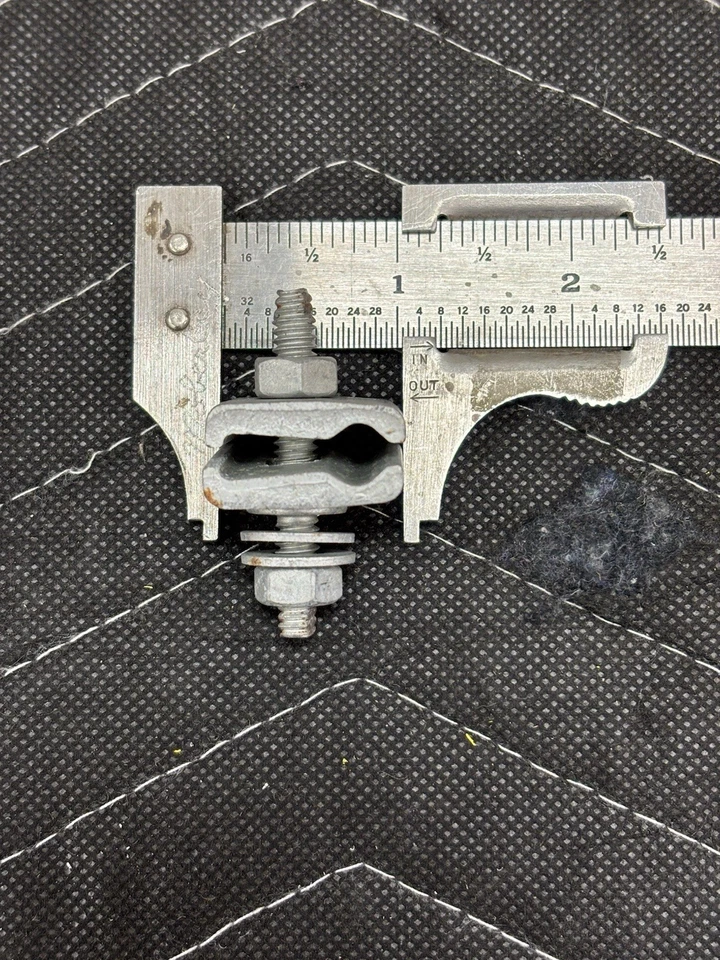 Cantidad 400 - Diamante #26-09015, abrazadera de alambre de amarre de cable "D", "tuerca de error" Foto 3 de 4