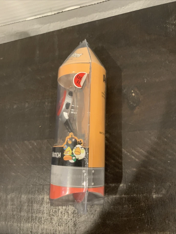 Unisex Adults/Kids ANGRY BIRDS LCD WATCH Black Rubber Strap "Feelin Fly" - Image 4 of 4