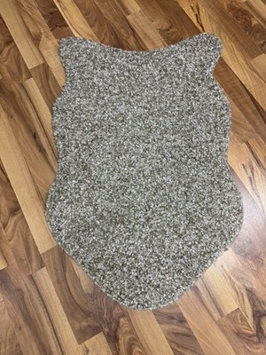 THE MOOD 2x3 Faux Fur Area Rug Moroccan Sahara Polyester  Shaggy