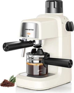 3.5Bar Espresso Machine with Milk Frother 800W Compact Espresso Kitchen New