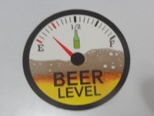 BEER LEVEL 80's vtg Skateboard sticker original print