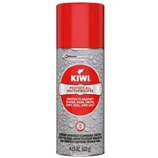 Kiwi Protect All Rain & Stain Water Repellent Spray 4.25oz Shield Shoes Fabric