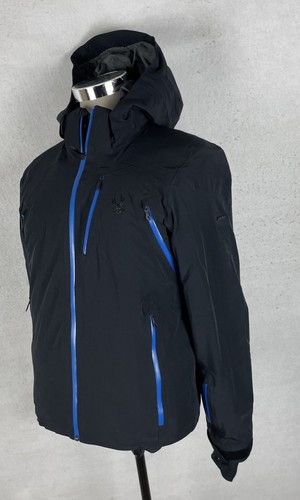 Spyder Gore-Tex Jacket Full Zip Ski Snowboard RECCO Black Men’s Small S - Picture 4 of 11