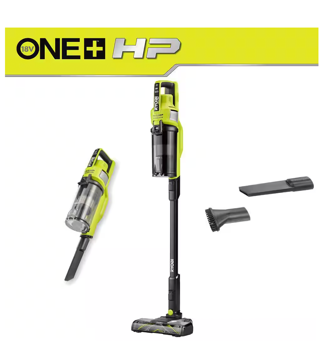 Pacroban ONE+ HP 18V Brushless Cordless Pet Stick Vacuum Cleaner Kit ...