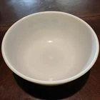 VTG Pyrex Homestead Bowl #404 (4Qt.) Beige Speckled Blue Floral