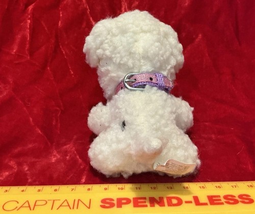 VINTAGE BICHON FRISE PUPPY THE DOG ARTIST COLLECTION 15 cm PLUSH EAGLEMOSS EXC! - Picture 4 of 7