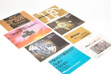 Nikon Lot of Vintage Camera Instruction Manuals  Brochures F FTn F2 F2S V22