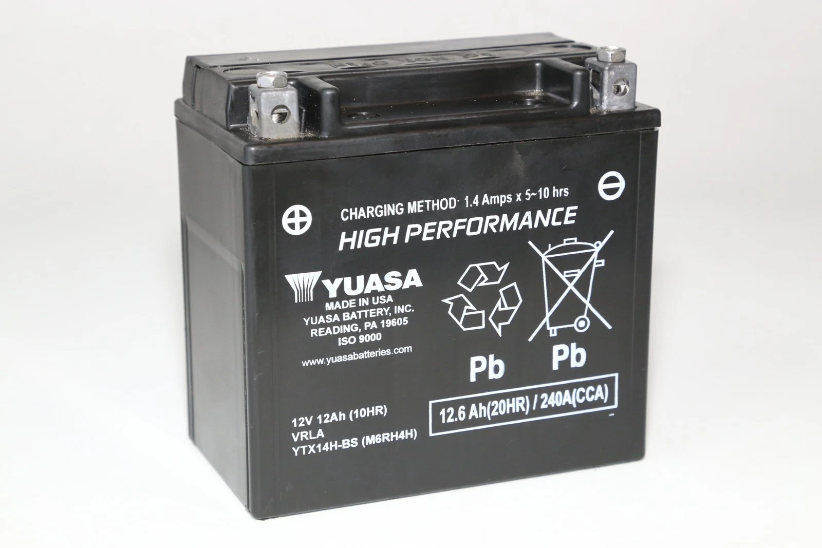 15-18 Bmw R1200rs YTX14H-BS High Performance AGM Maintenance Free Battery
