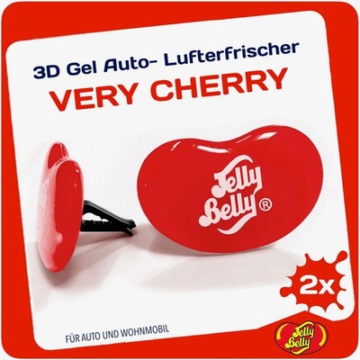 2-er Pack Jelly Belly Lufterfrischer Very Cherry Frische Düfte für Auto Wohnung