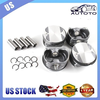 4x Pistons Rings Set Φ84mm For BMW N46B20B X3 E60 E87 E90 118i 120i 320i 520i