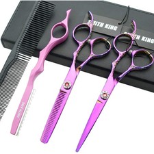 Professional Hair Cutting Scissors Set with Razor Comb Case,Hair cutting shea...