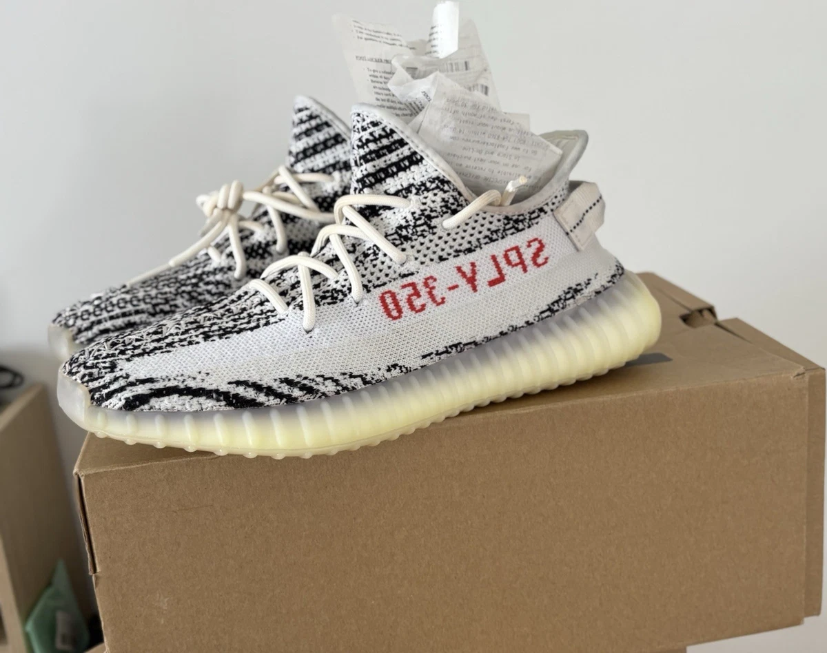 adidas gazelle silver green womens ADIDAS YEEZY BOOST 350 ZEBRA main image 0