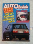 AUTO HEBDO N°373 16/6/1983 GOLF 16S OETTINGER VW TRANSPORTER RALLYE ACROPOLE