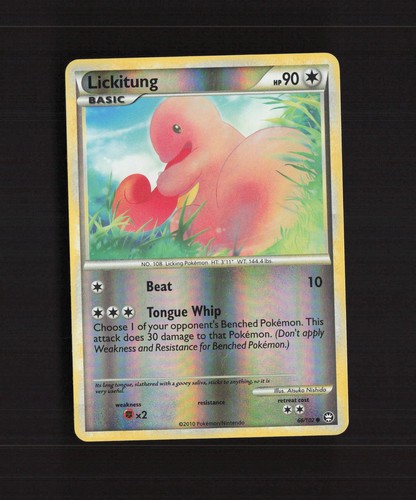 Lickitung 66/102 Triumphant Reverse Holo Pokemon Card LP - 第 1/10 張圖片