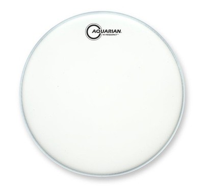 Aquarian Hi-Frequency White Texture Coated 7mil Single Ply Drumhead 18''