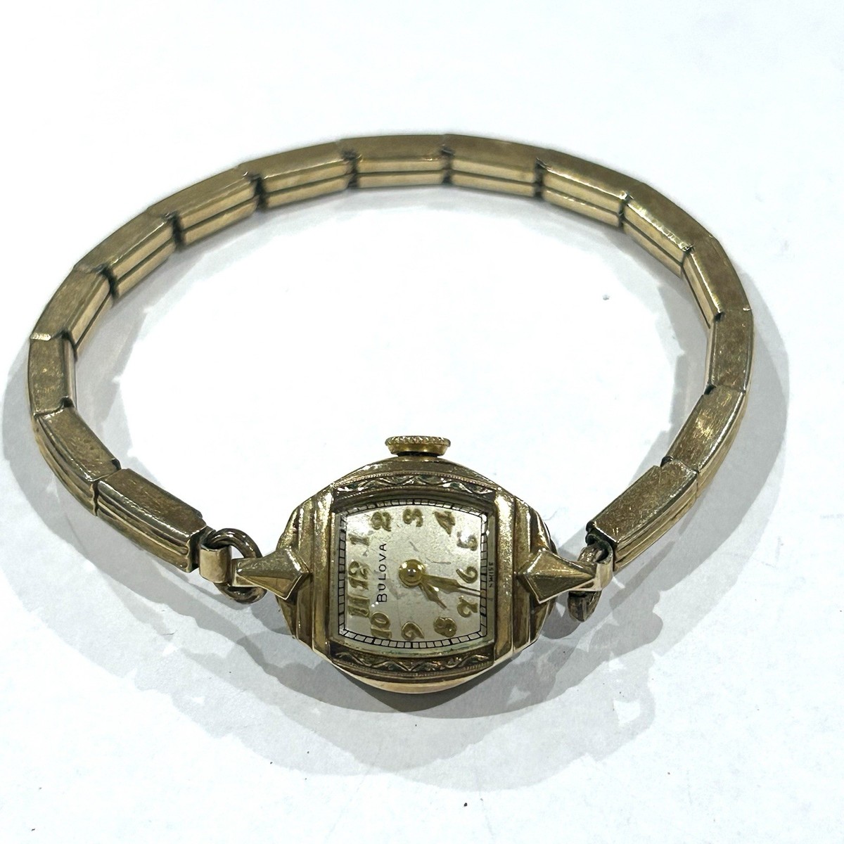 Vintage Bulova L3 watch 12K GOLD Filled Ladies Not Working  display picture 1