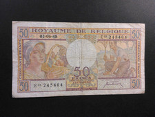 Belgium 50 Francs 1948