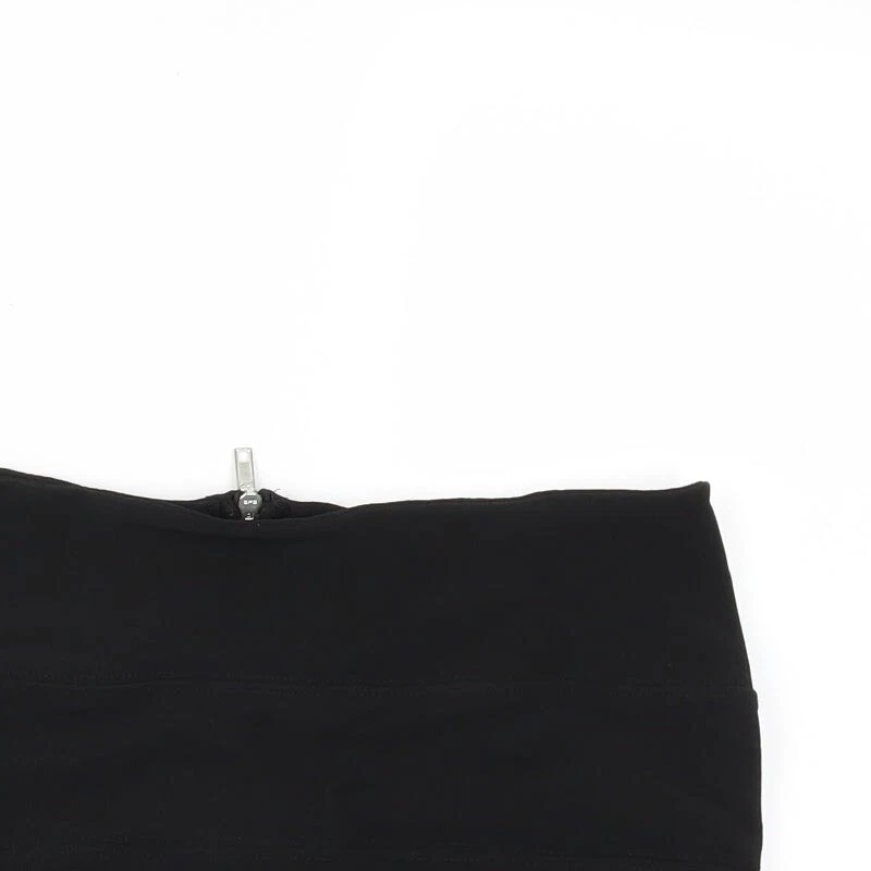 Quiz Womens Black Polyester Blend A-Line Skirt Size 10 - Image 4 of 4