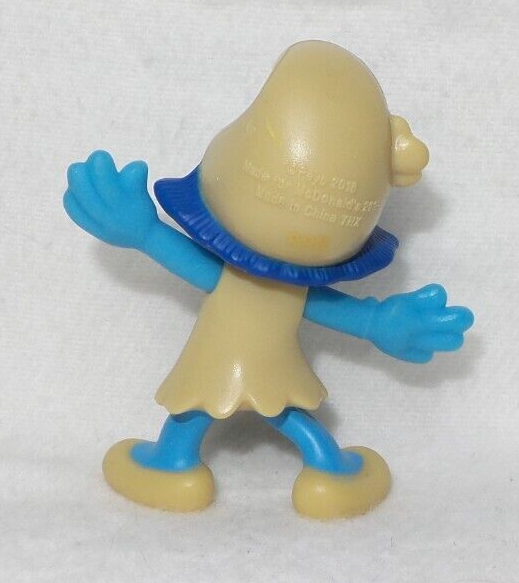 Figurine Schtroumpfs McDonald's 2018 - Mémé Schtroumpf - 7 Cm - Occasion Très Bon État