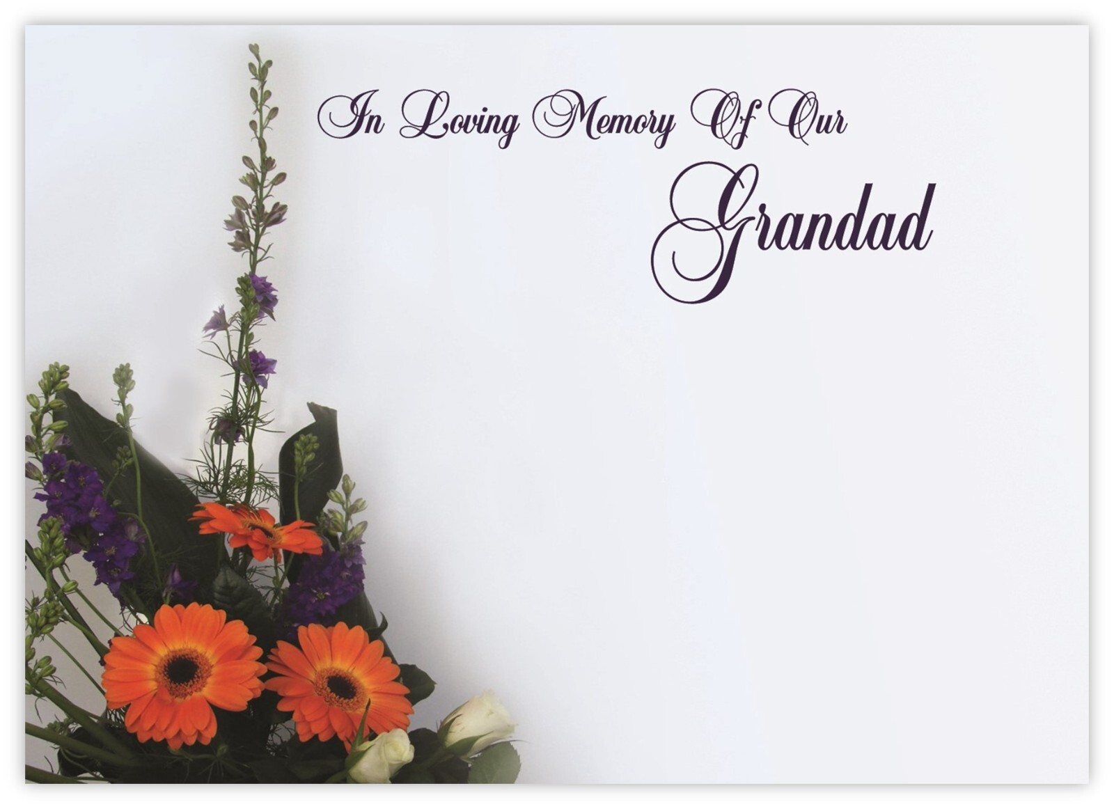 Funeral Flower Card Messages For Grandad Best Flower Site