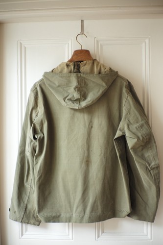 Vintage 1940s Rare WW2 US Navy Foul Weather Parka - Picture 2 of 14