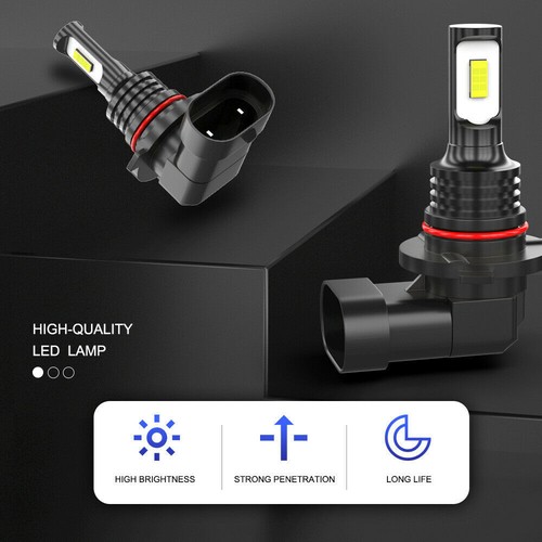 For Toyota Sienna 2004-2005 6000K LED Headlight Fog Light Bulbs Combo Kit White - Picture 5 of 12