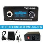 T12-956 Electric Iron Soldering Station Welder Welding Device+ GX12-4pins Handle