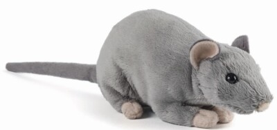 Ratte, quietschend, 30cm Plüschtier von Living Nature