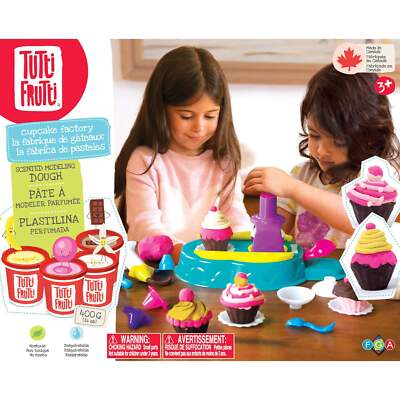 Tutti Frutti rehydratable, blendable, scented modeling dough kit: Cupcakes Facto