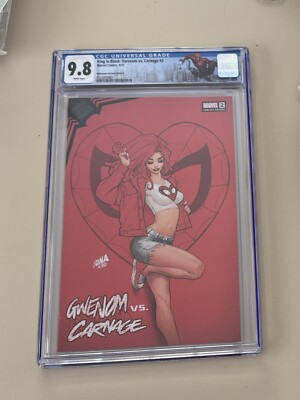 King in Black Gwenom vs Carnage #2 CGC 9.8 Nakayama Variant Cover A Custom Label