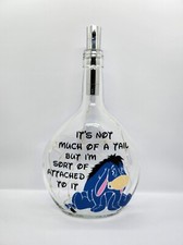 Eeyore Style Themed Glass Light Up Bottle / Night Light / Lamp / Gift