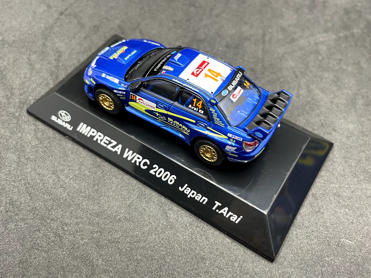 CM's 1/64 IMPREZA WRC 2006 Japan T.Arai #14 diecast model