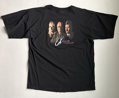 Vintage 90's The X Files Shirt Size  XL Fight The Future 1998 Movie Lone Gunman
