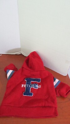 Companion Road~ Maroon SWEATSHIRT FETCHING HOODIE for DOGS ~ Size Medium