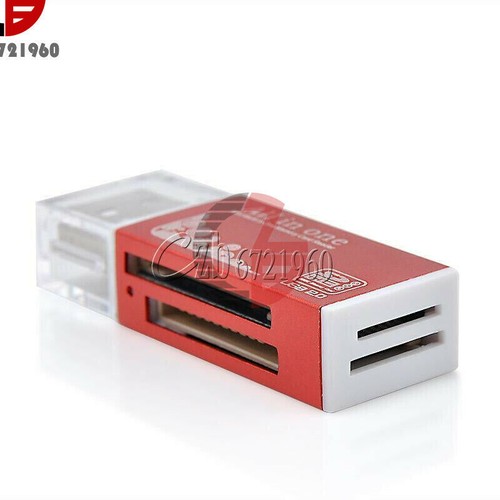 All in 1 5 Colors USB 2.0 Memory Card Reader For Micro SD SDHC TF M2 MMC PRO DUO - Picture 9 of 18
